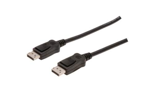 Digitus Připojovací kabel DisplayPort, DP M/M, 10,0 m, s blokováním Full HD 1080p, bl AK-340100-100-S