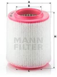 Vzduchový filtr MANN-FILTER C 1652/2