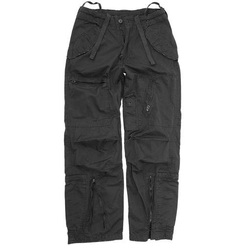 MILTEC Kalhoty Pilot US černé předeprané Vyberte velikost: XS