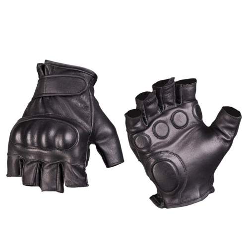 MILTEC Rukavice bezprsté kožené protiúderové Tactical Finderless Gloves Mil-Tec® Velikost: S