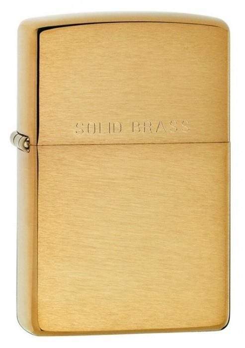 ZIPPO zapalovač Solid Brass