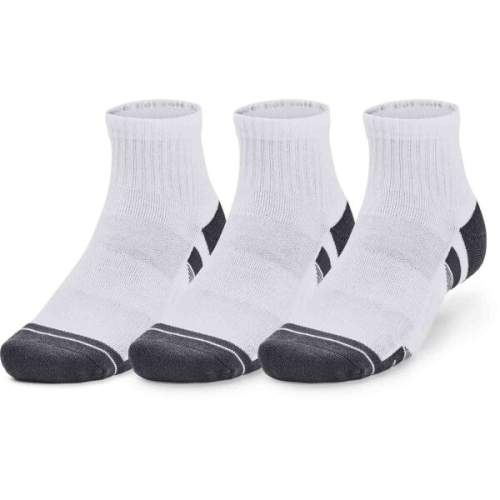 Under Armour UA Performance Cotton 3p Qtr Ponožky 3 páry dětské Bílá