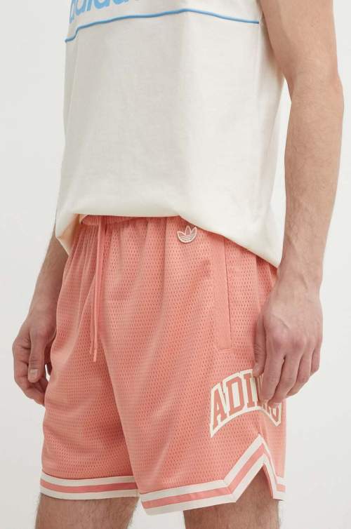 adidas Kraťasy Originals pánské, růžová barva, IS2918