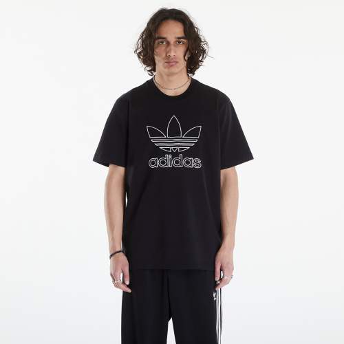 adidas Bavlněné tričko Originals Trefoil Tee černá barva, s potiskem, IU2347