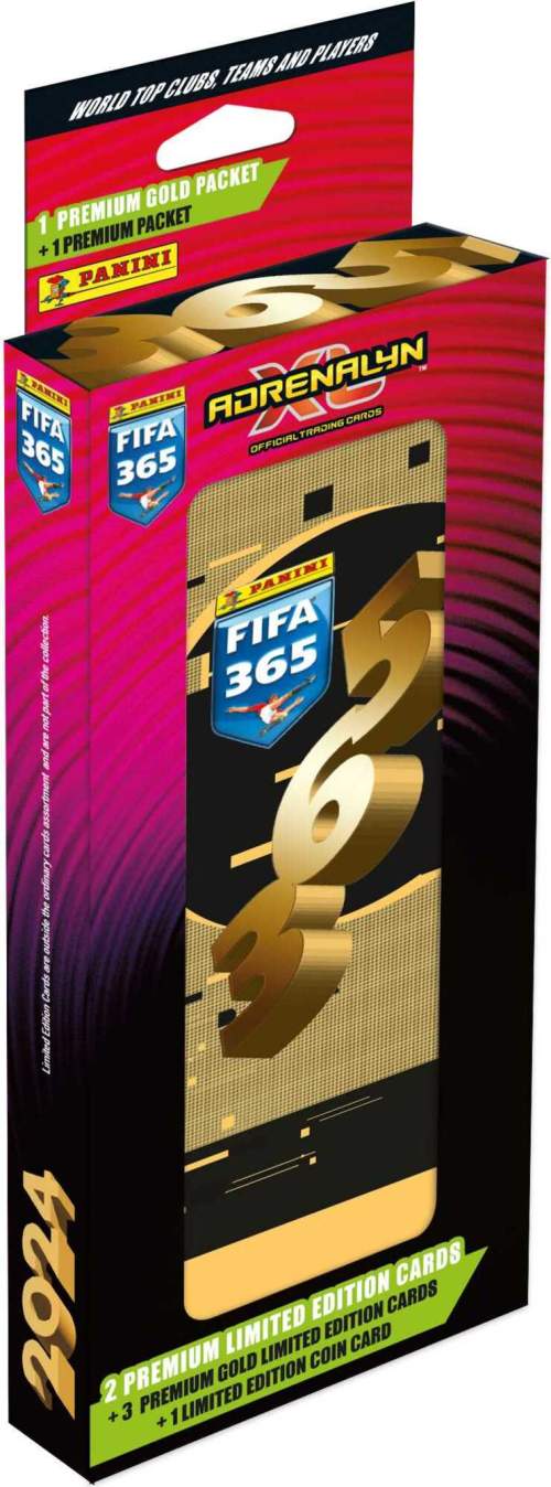 Panini FIFA 365 2023/2024 ADRENALYN karty - plechová krabička (pencil)