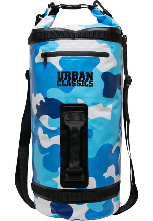 Urban Classics Dobrodružný suchý batoh bluewhitecamo