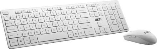 MSI set klávesnice a myši RF1430M-WT bezdrátová CZ/SK bílá