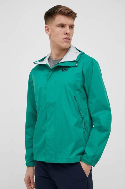 Helly Hansen Nepromokavá bunda Loke pánská zelená barva 62252-402