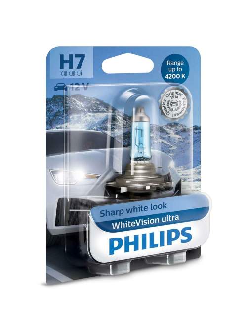 Philips H7 WhiteVision ultra 12972WVUB1 H7 55 W