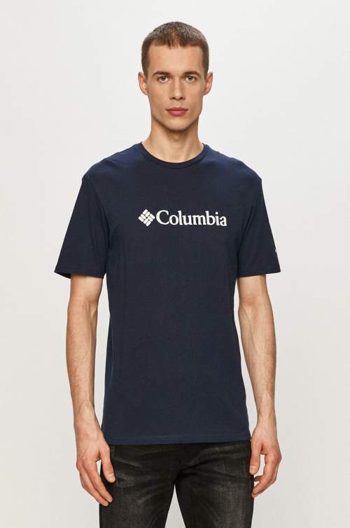 Columbia CSC BASIC LOGO TEE Pánské triko tmavě modrá 1680053-014