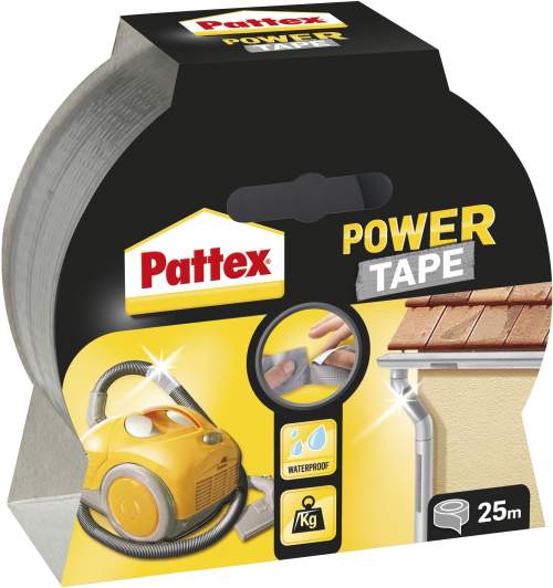 Henkel Pattex Power Tape lepicí páska 25 m stříbrná