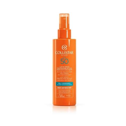 Collistar Active Protection Milk Spray SPF50 unisex opalovací mléko ve spreji pro hypersensitivní pleť 200 ml