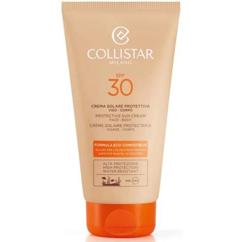 Collistar Protective Sun Cream Eco-Compatible SPF30 unisex ekologický opalovací krém na tělo a obličej 150 ml