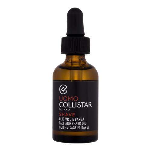 Collistar Uomo Face And Beard Oil pánský hydratační a vyživující olej na obličej a vousy 30 ml