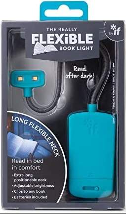 Epee Lampička Flexible book light modré