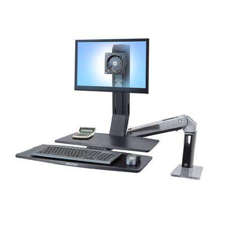 Ergotron WorkFit-A Single LD Workstation With Worksurface 24-317-026
