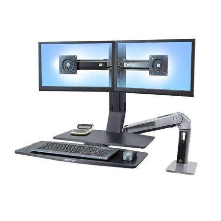 Ergotron WorkFit-A Dual Workstation With Worksurface 24-316-026