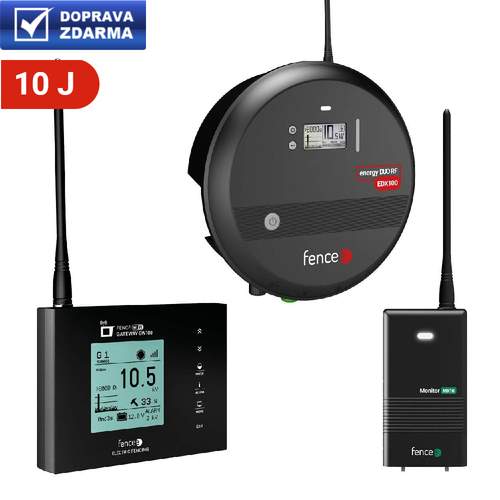 VNT electronics Set elektrického ohradníku Chytrá Farma RF zdroj 10 J WiFi Gateway Monitor MX10