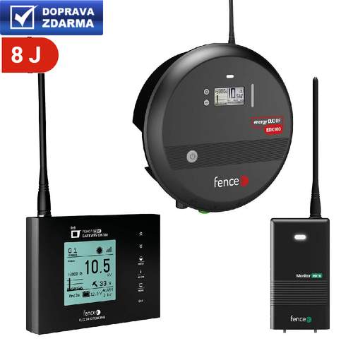 VNT electronics Set elektrického ohradníku Chytrá Farma RF zdroj 8 J WiFi Gateway Monitor MX10