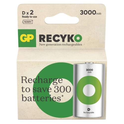 GP Nabíjecí baterie ReCyko 3000 D (HR20), 2 ks