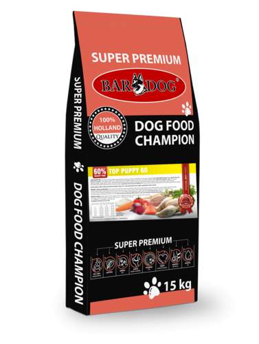 BARDOG LISOVANÉ KRMIVO TOP PUPPY 60 15 Kg