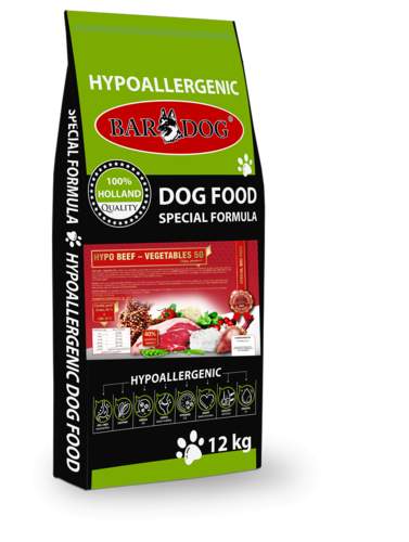 BARDOG HYPO BEEF VEGETABLES 50 12 kg