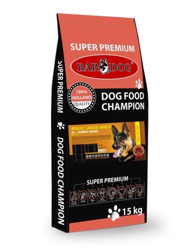 BARDOG ADULT Large & Breed 26/16 kuřecí maso pro velká plemena 15kg
