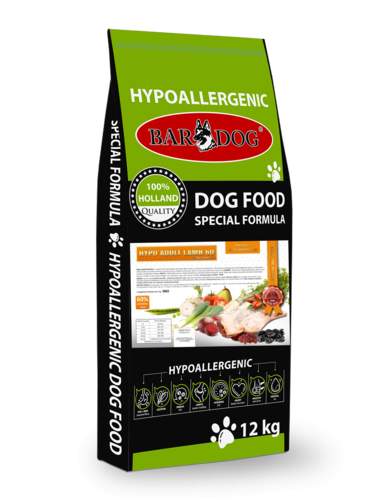 BARDOG Lisované krmivo HYPO Adult Lamb 60 12kg