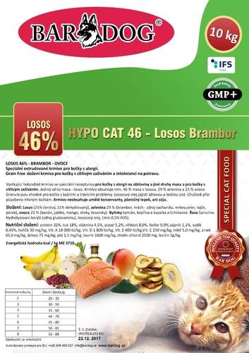 BARDOG LOSOS BRAMBOR CAT hypoalergenní 4 kg