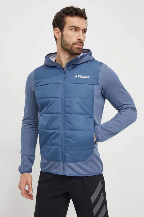 adidas TERREX MULTI HYBRID JACKET Pánská outdoorová bunda, světle modrá, velikost