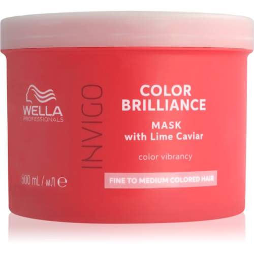 Wella Professionals Invigo Color Brilliance maska na barvené jemné a normální vlasy 500 ml pro ženy