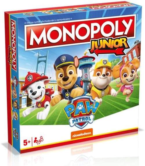 MONOPOLY Junior Tlapková patrola CZ