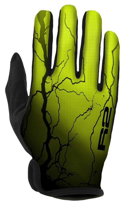 R2 rukavice Flash - ATR44B/Black/Neon Yellow M