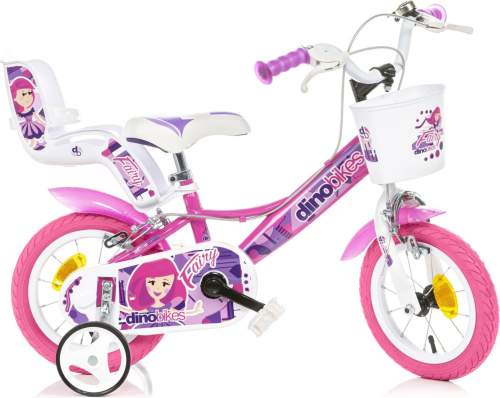 DINO Bikes Dětské kolo 12" 124RSN-09FY Fairy růžový