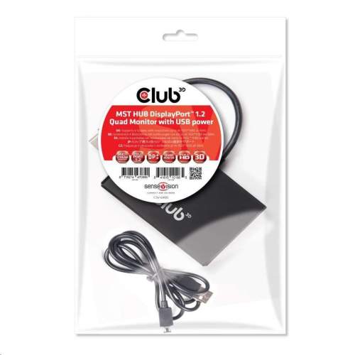 Club3D DisplayPort adaptér CSV-6400 černá