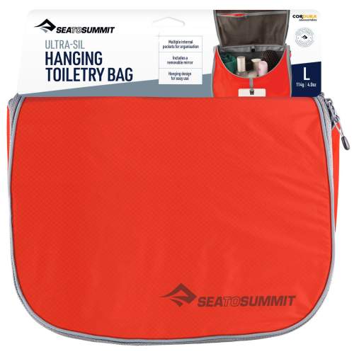 Sea To Summit Ultra-Sil Hanging Toiletry Bag Large Spicy Orange