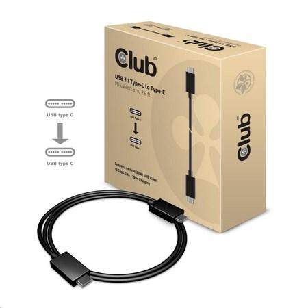 Club3D USB 3.0 kabel CAC-1522 CAC-1522 80.00 cm černá