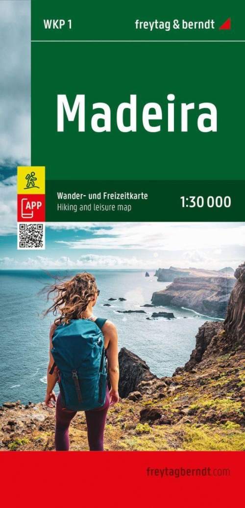 Madeira 1:30 000 turistická a rekreační mapa