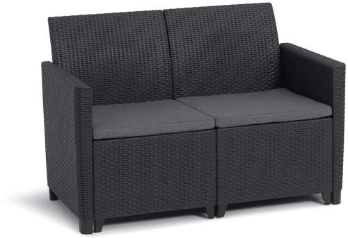 Keter MARIE 2 SEATERS SOFA grafit