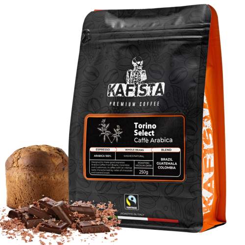 Kafista Torino Select Zrnková káva 100% Arabica Espresso 3x250g