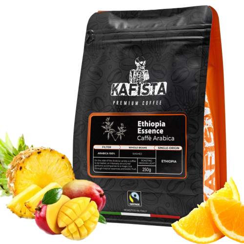 Kafista Ethiopia Essence Zrnková káva 100% Arabica Single Origin Káva 2x250g