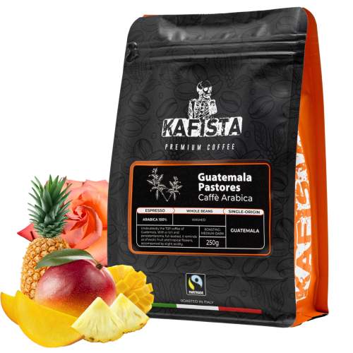 Kafista Guatemala Pastores Zrnková káva 100% Arabica Single Origin Espresso 2x250g