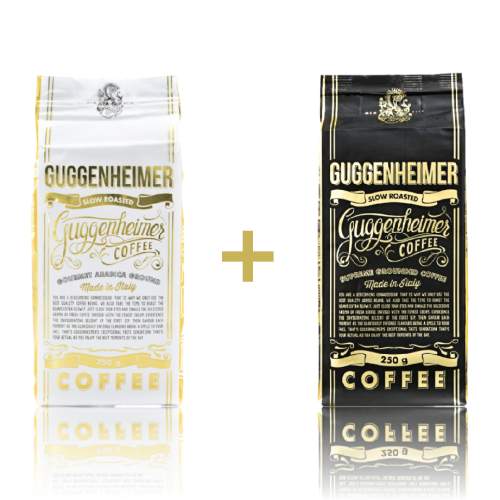 GUGGENHEIMER 1+1 Mletá káva Gurmánská Arabica, Supreme Blend  2x250g