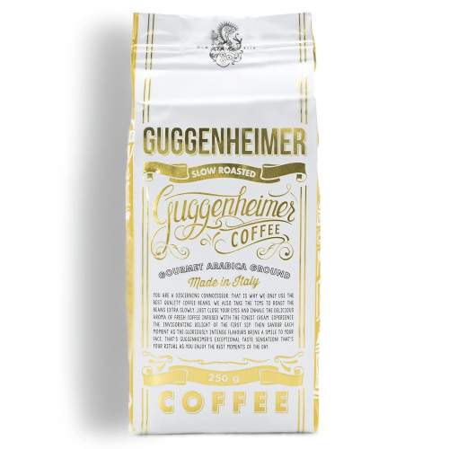 GUGGENHEIMER Mletá káva 250g Gurmánská Arabica Pražená extra pomalu