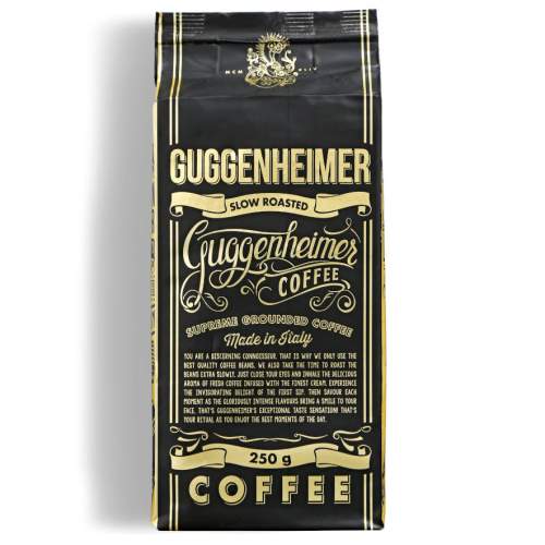 GUGGENHEIMER Mletá káva Supreme Blend Pražená extra pomalu 250g