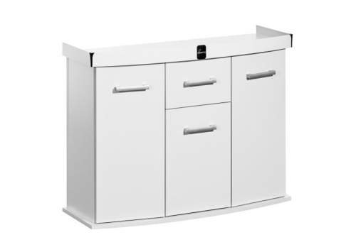 DIVERSA Stolek Cabinet Solid 120x40x75 cm vypouklý