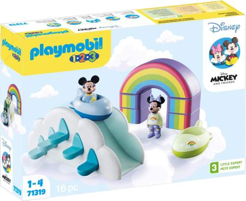 Playmobil 1.2.3 & disney 71319 mickey & minnie obláčkový dům