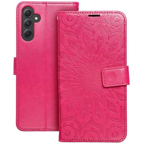 ForCell Pouzdro MEZZO Book mandala pro Xiaomi Redmi 13C, magenta