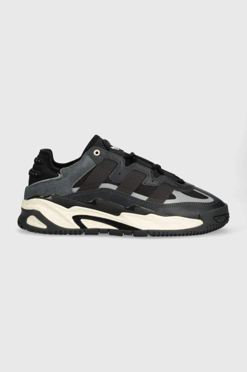 Adidas Originals Kožené sneakers boty Niteball černá ID8067