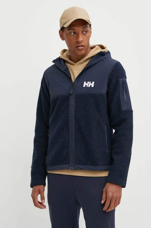 Helly Hansen Sportovní mikina PATROL PILE tmavomodrá barva 53678